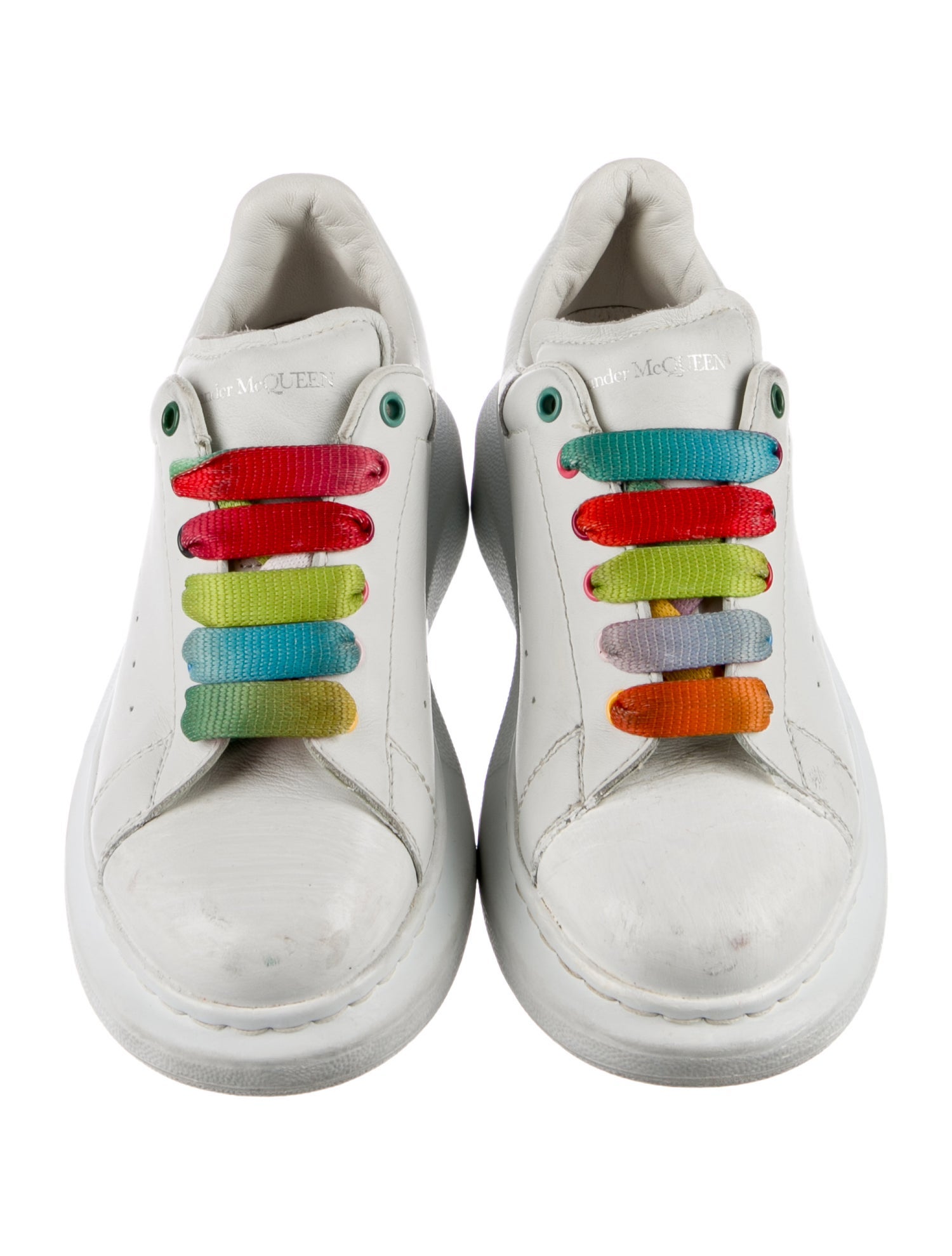 Alexander McQueen Girls' Leather Low Top Sneaker