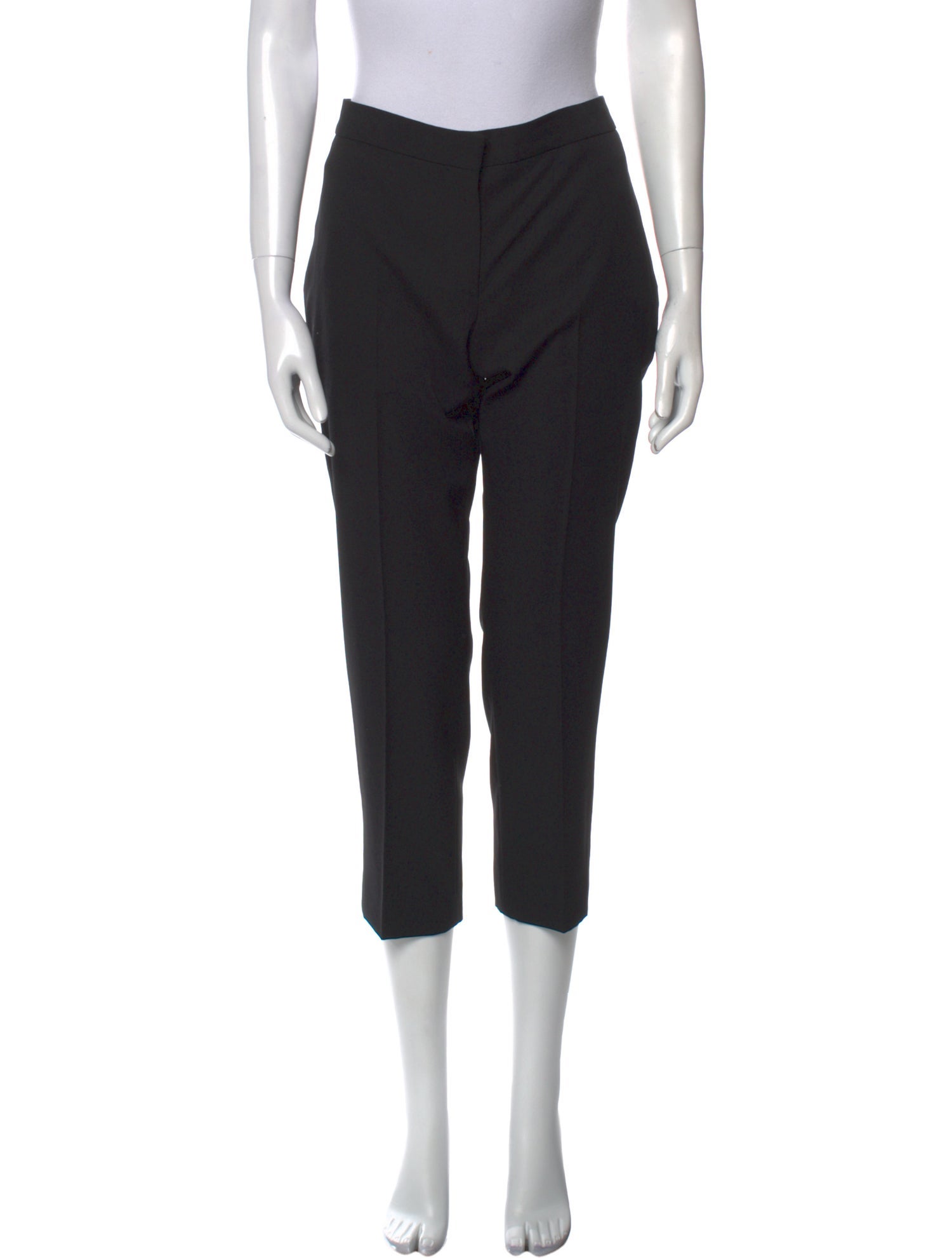Alexander McQueen Virgin Wool Straight Leg Pants