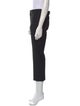 Alexander McQueen Virgin Wool Straight Leg Pants