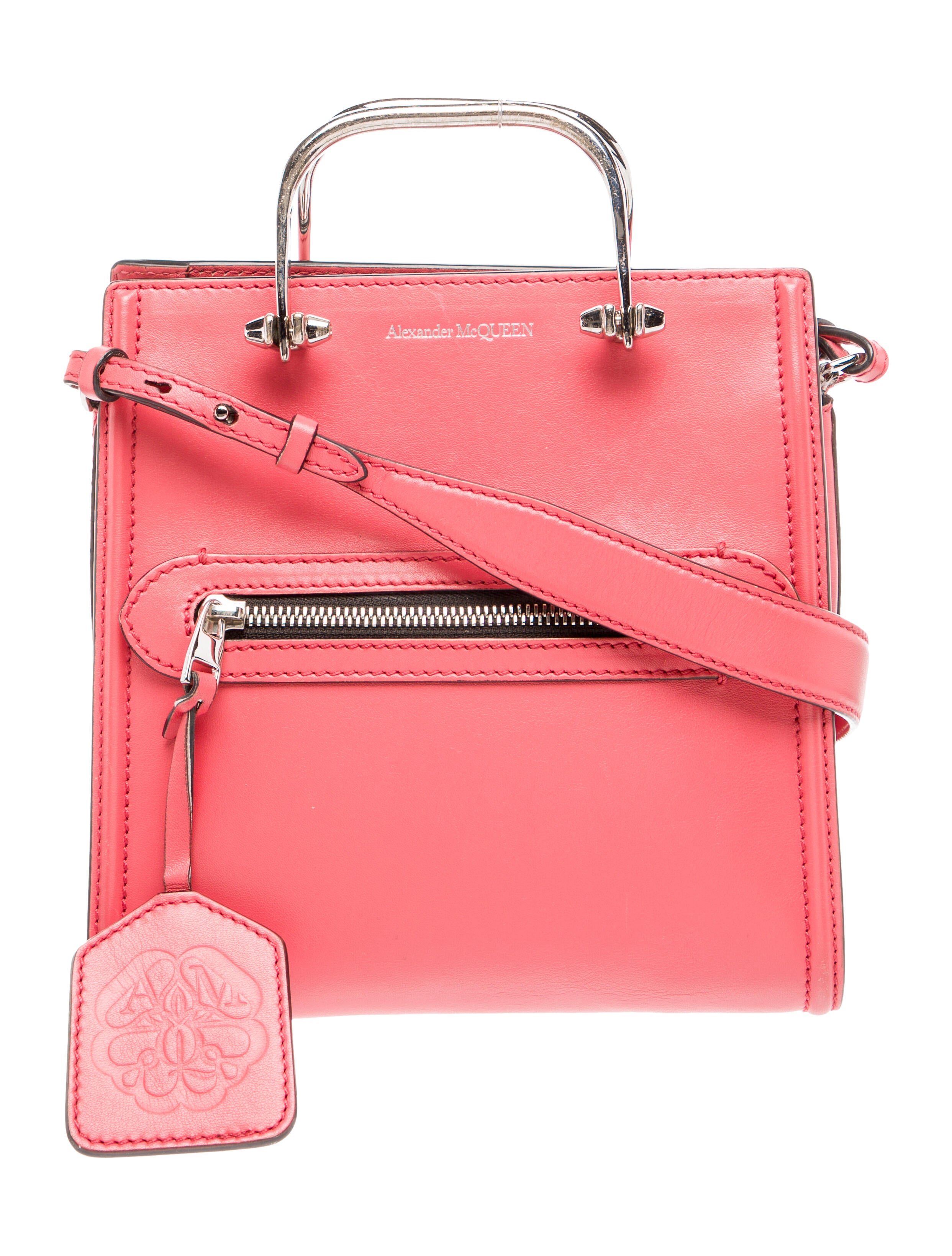 Alexander McQueen Leather Top Handle Bag