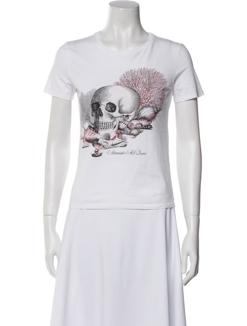 Alexander McQueen Graphic Print Crew Neck T-Shirt