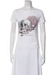 Alexander McQueen Graphic Print Crew Neck T-Shirt