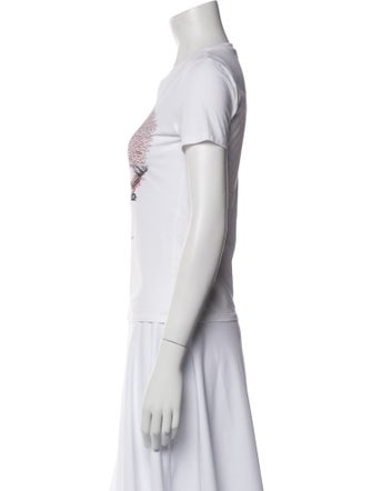 Alexander McQueen Graphic Print Crew Neck T-Shirt