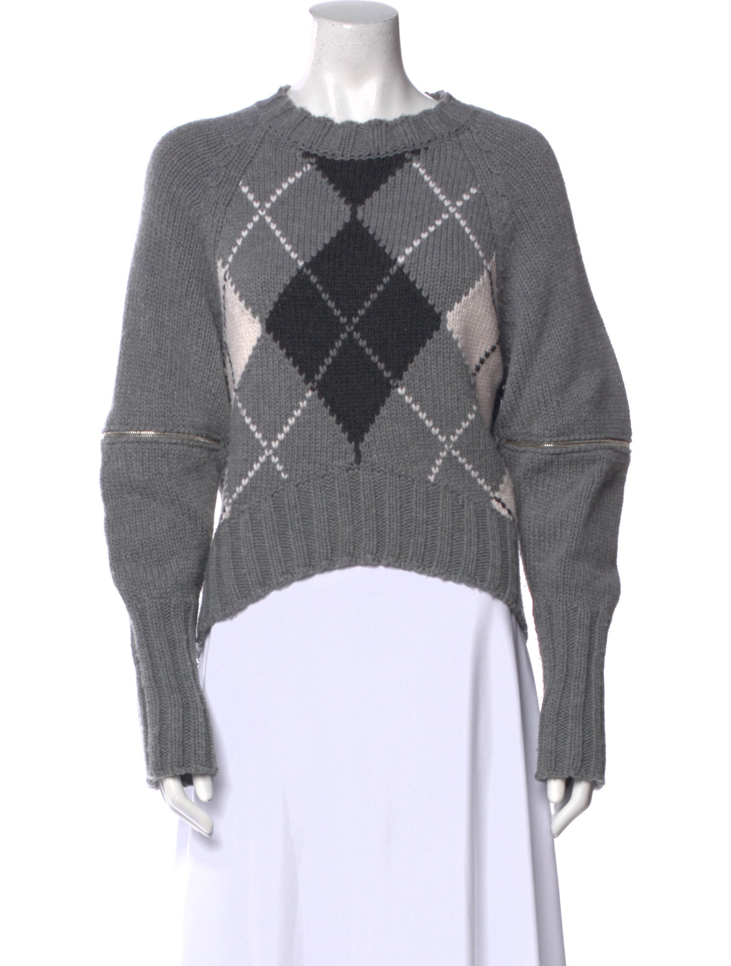 Alexander McQueen Wool Crew Neck Sweater