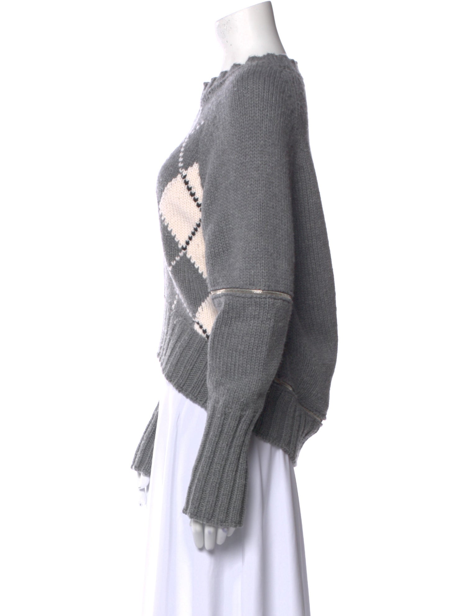 Alexander McQueen Wool Crew Neck Sweater