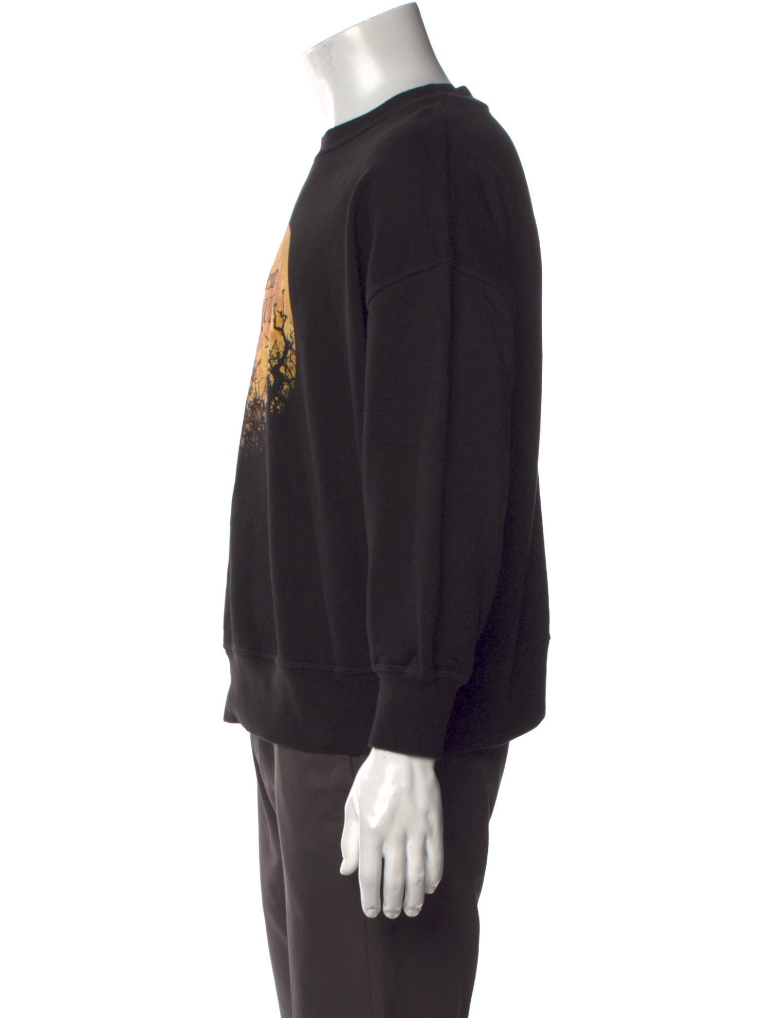 Alexander McQueen Graphic Print Crew Neck Sweatshirt