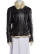 Alexander McQueen Leather Fur Jacket