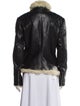 Alexander McQueen Leather Fur Jacket