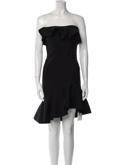 Alexander McQueen Strapless Mini Dress