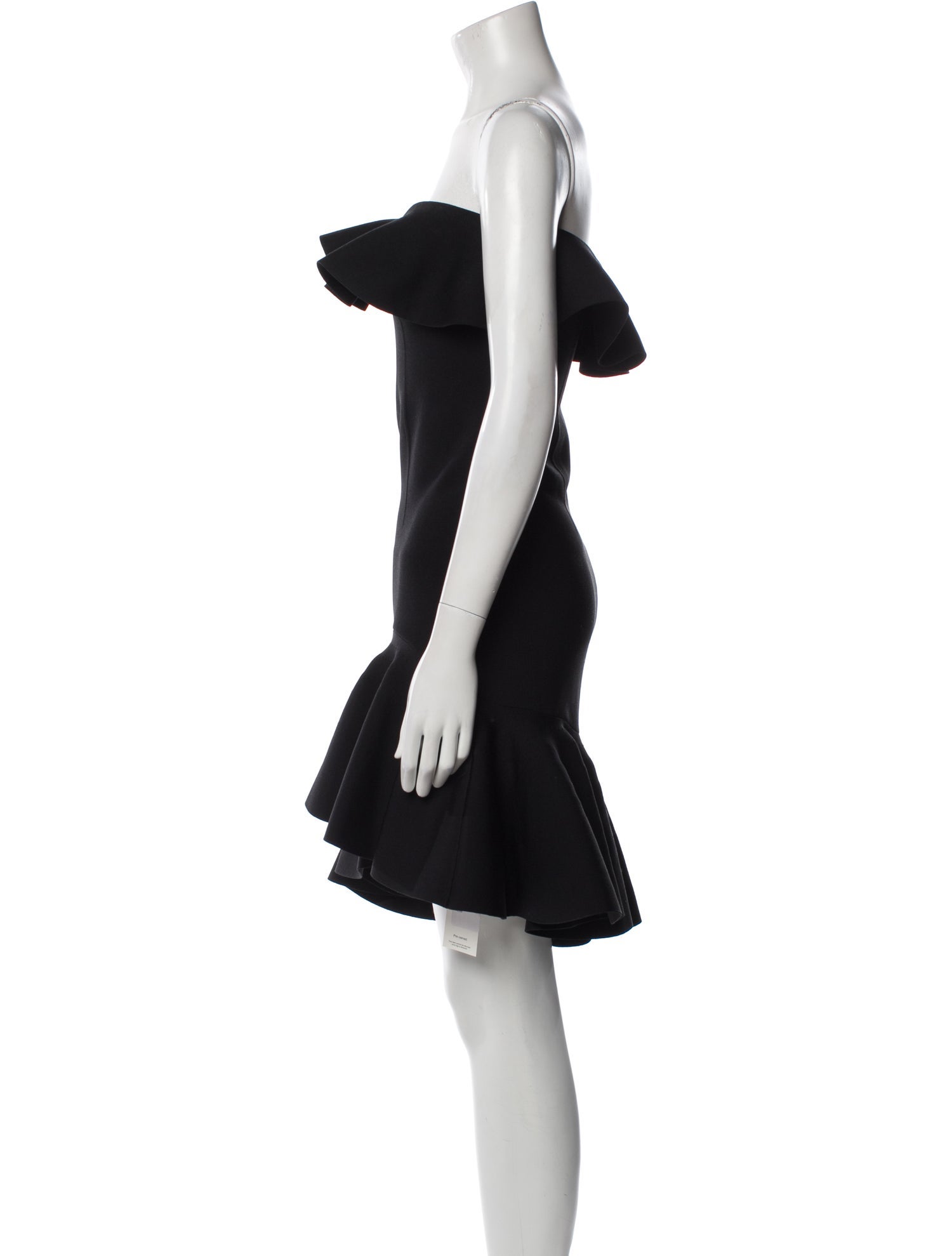 Alexander McQueen Strapless Mini Dress