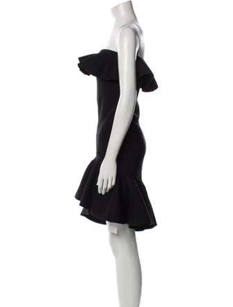 Alexander McQueen Strapless Mini Dress