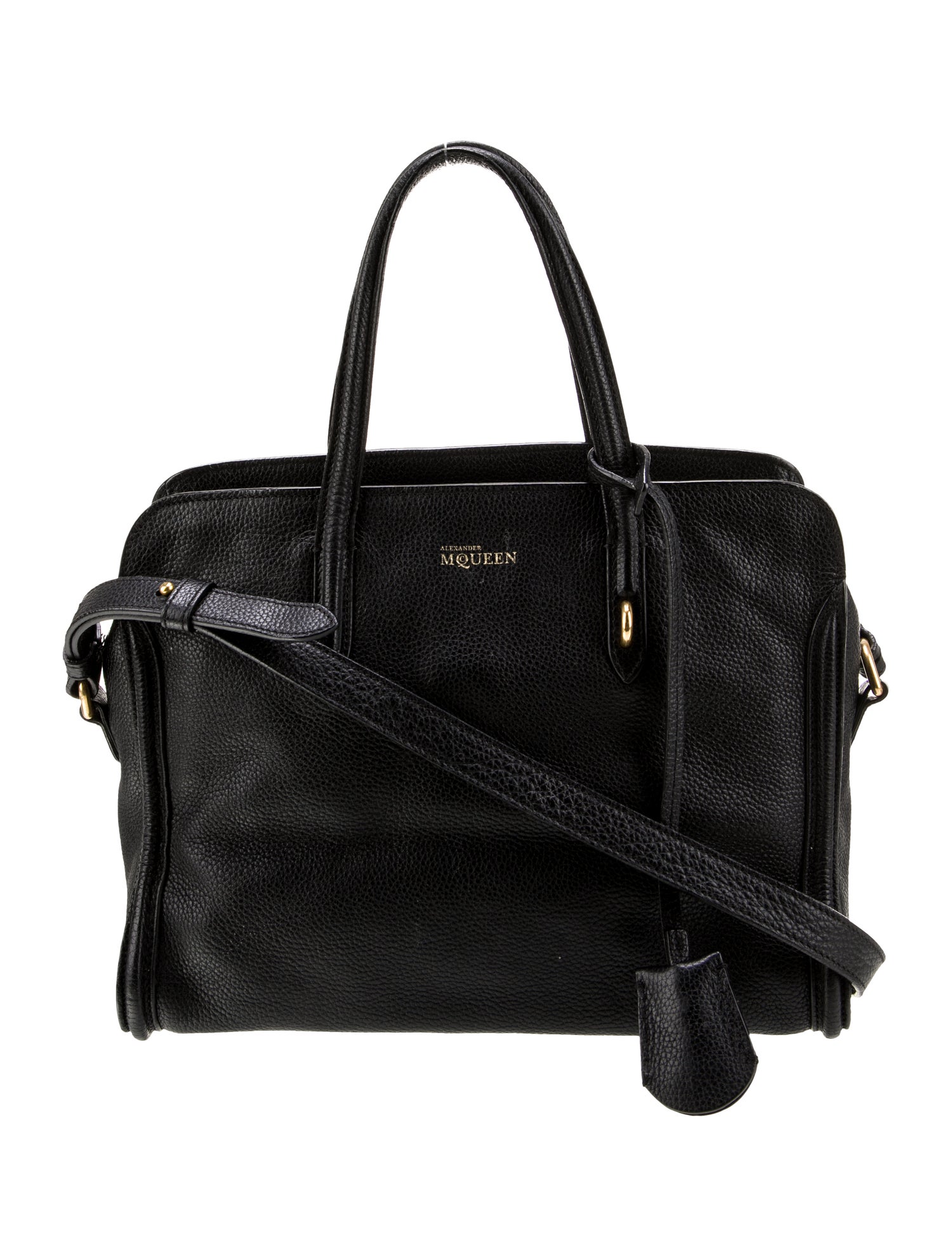 Alexander McQueen Leather Top Handle Bag