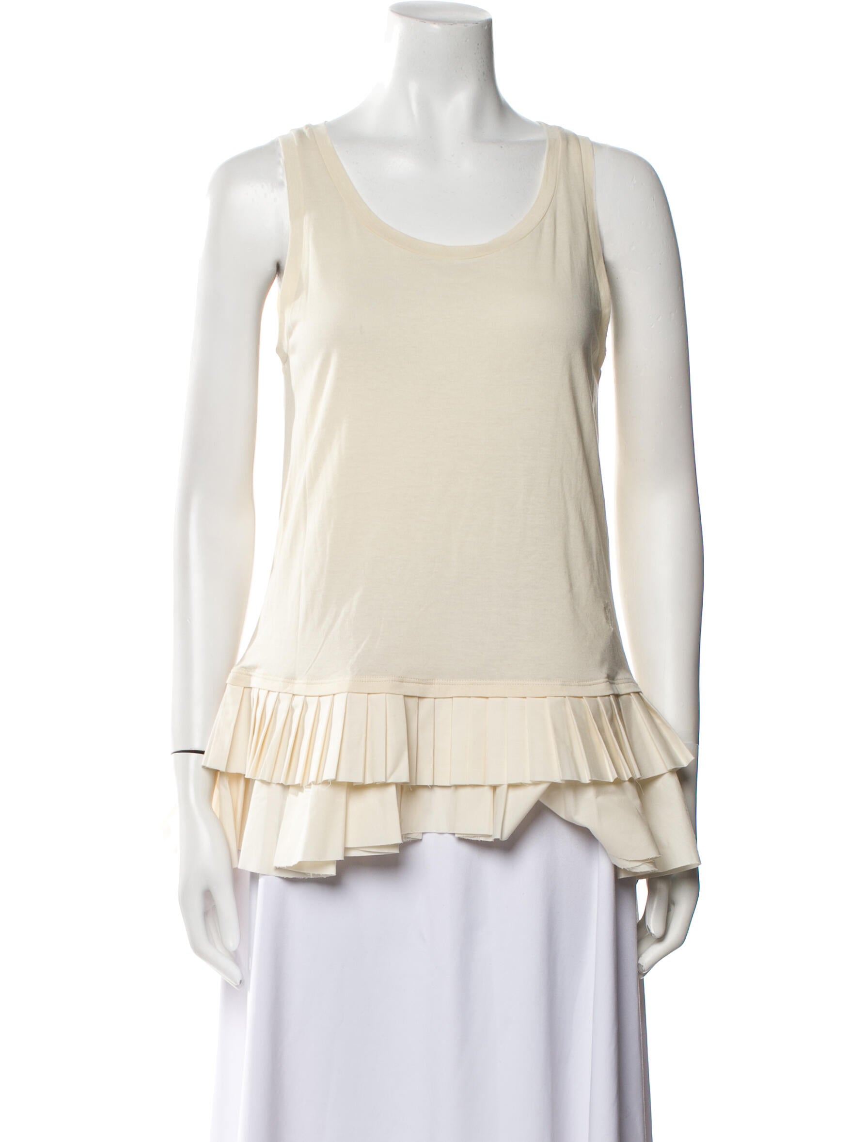 Alexander McQueen Scoop Neck Sleeveless Top w/ Tags