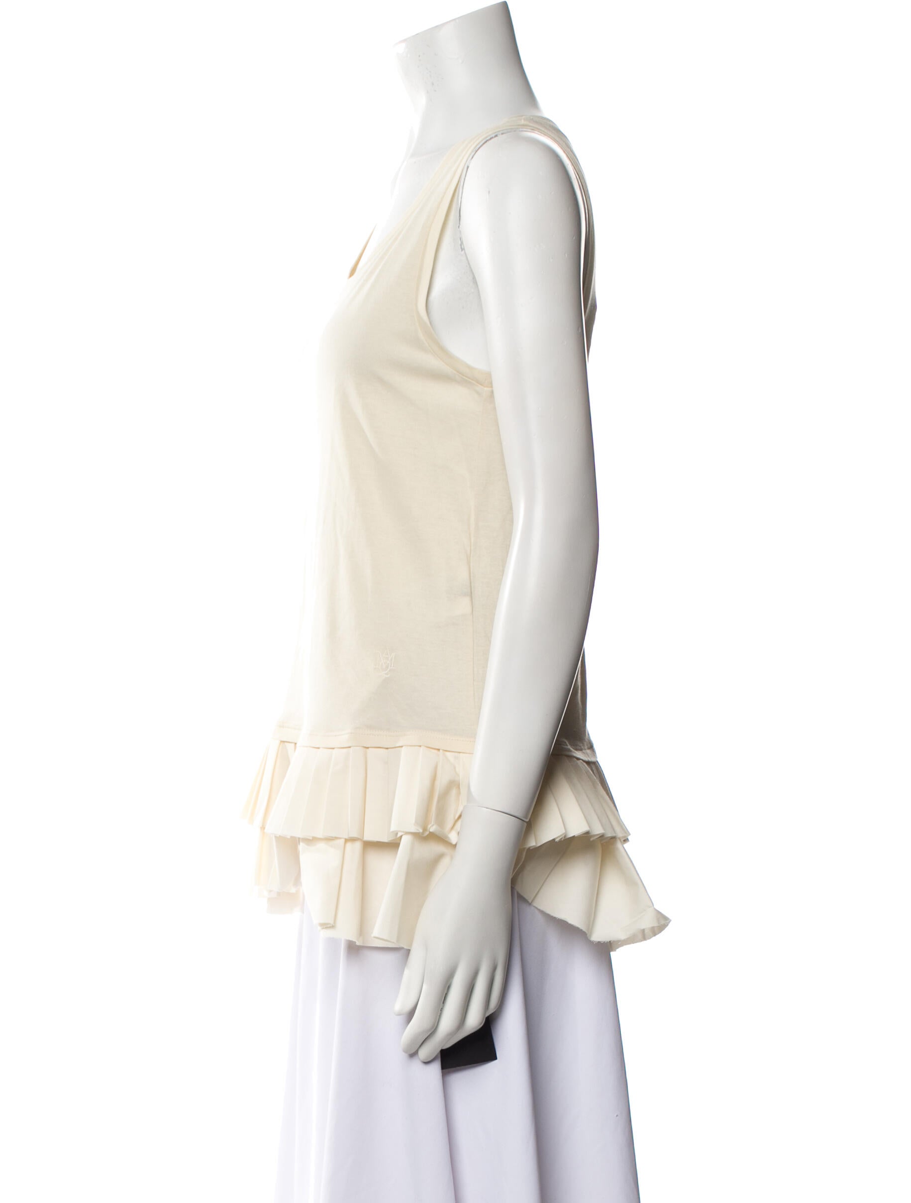 Alexander McQueen Scoop Neck Sleeveless Top w/ Tags