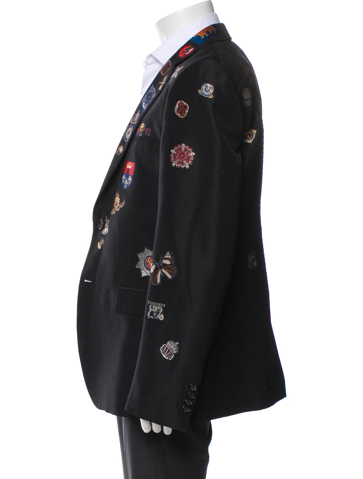 Alexander McQueen Graphic Print Blazer w/ Tags