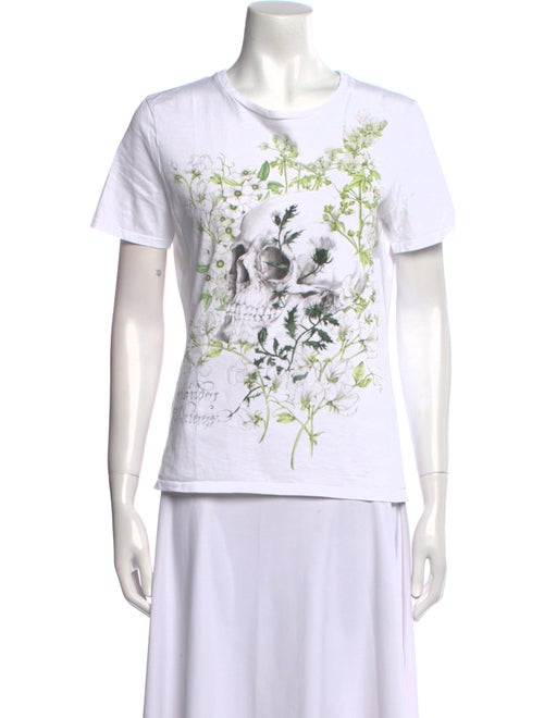 Alexander McQueen Graphic Print Crew Neck T-Shirt