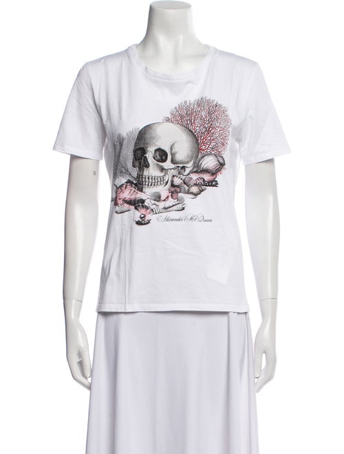 Alexander McQueen Graphic Print Crew Neck T-Shirt