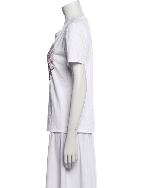 Alexander McQueen Graphic Print Crew Neck T-Shirt