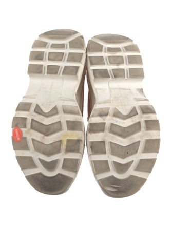 Alexander McQueen Canvas Colorblock Pattern Sneakers