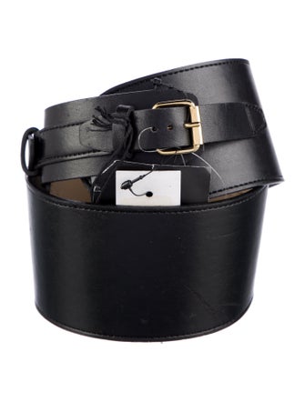 McQ Alexander McQueen Wide Leather Belt