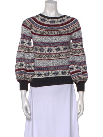 Alexander McQueen Silk Striped Sweater