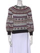 Alexander McQueen Silk Striped Sweater