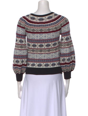 Alexander McQueen Silk Striped Sweater