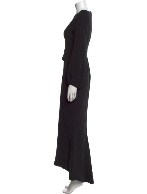Alexander McQueen V-Neck Long Dress