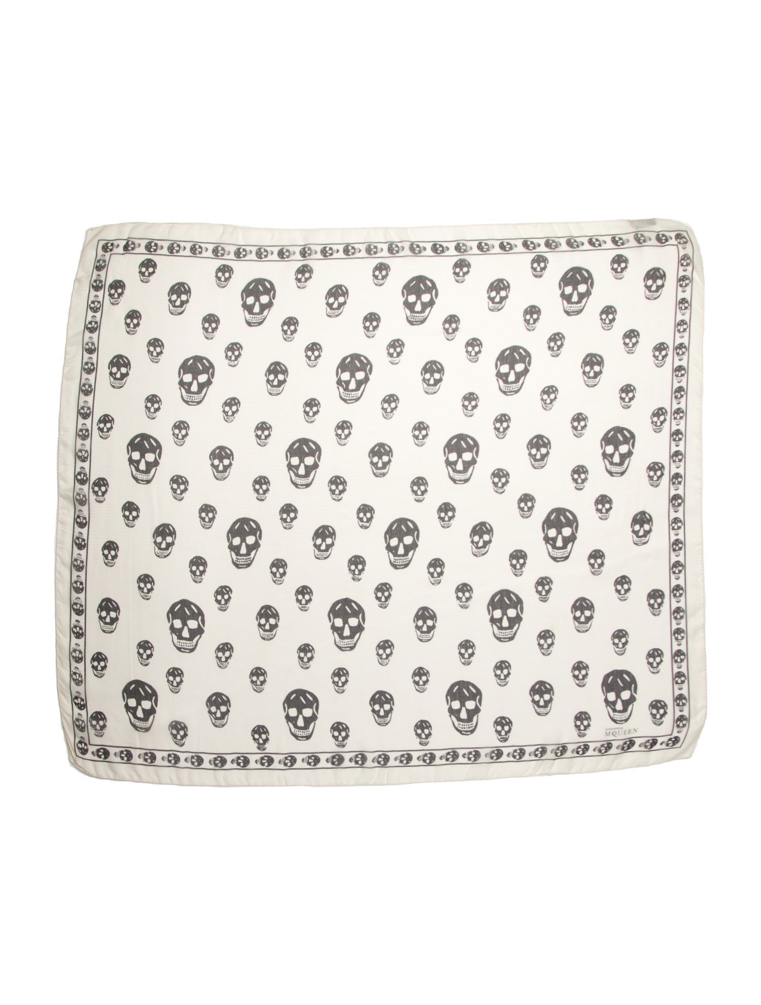 Alexander McQueen Silk Skull Scarf