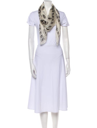 Alexander McQueen Silk Skull Scarf