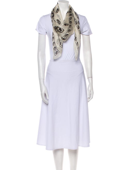 Alexander McQueen Silk Skull Scarf