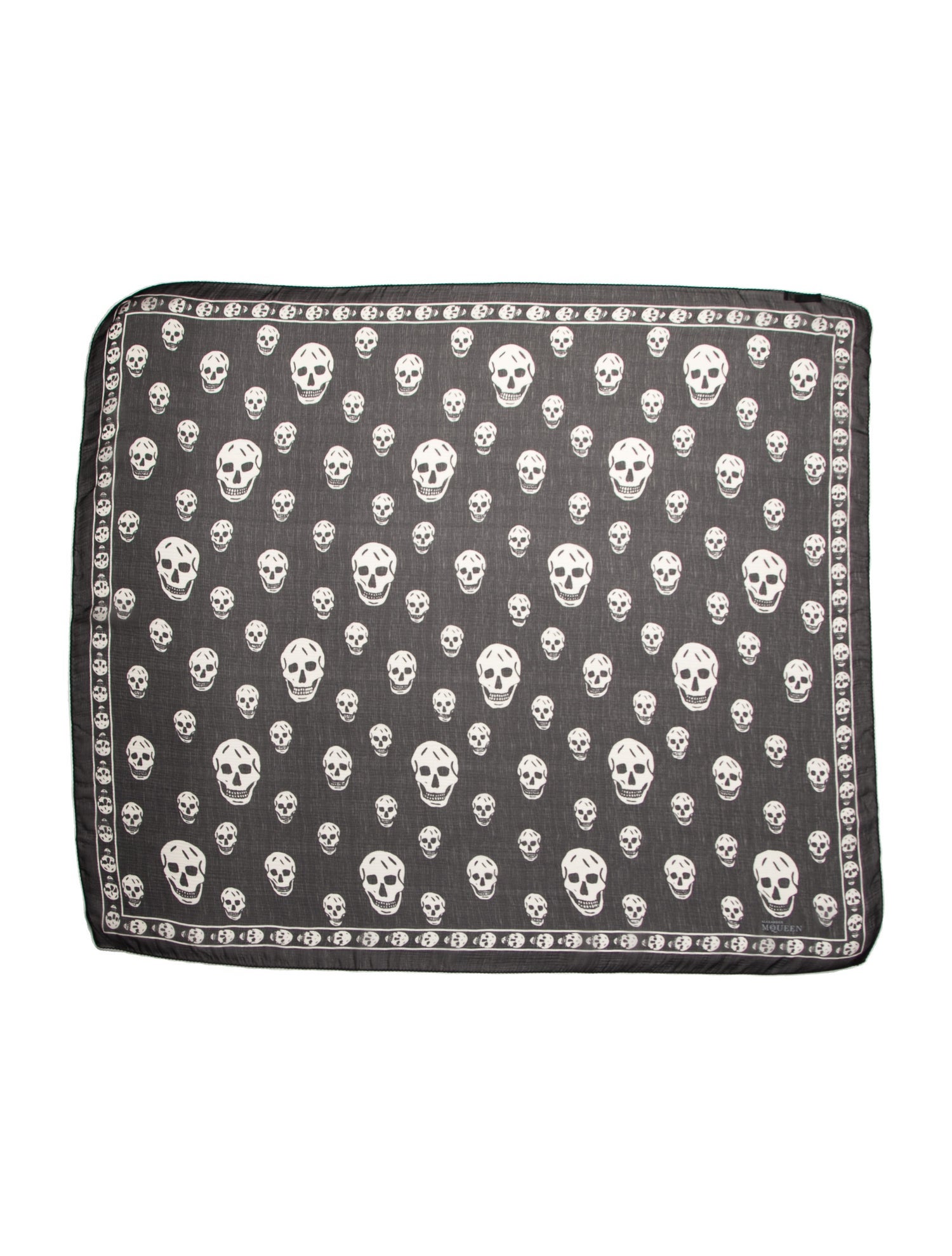 Alexander McQueen Silk Skull Scarf