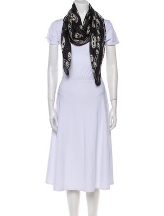 Alexander McQueen Silk Skull Scarf