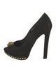 Alexander McQueen Skull Suede Pumps