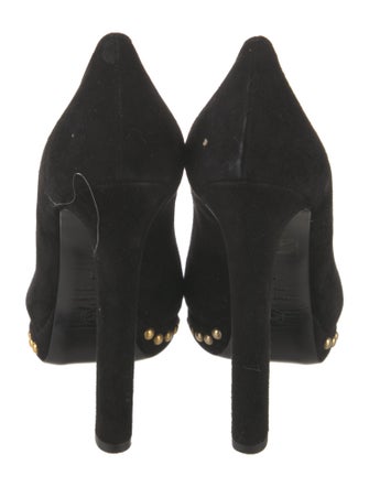 Alexander McQueen Skull Suede Pumps