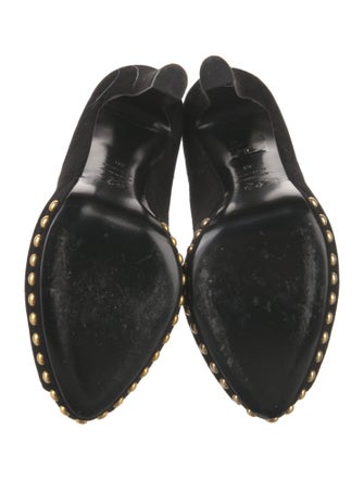 Alexander McQueen Skull Suede Pumps