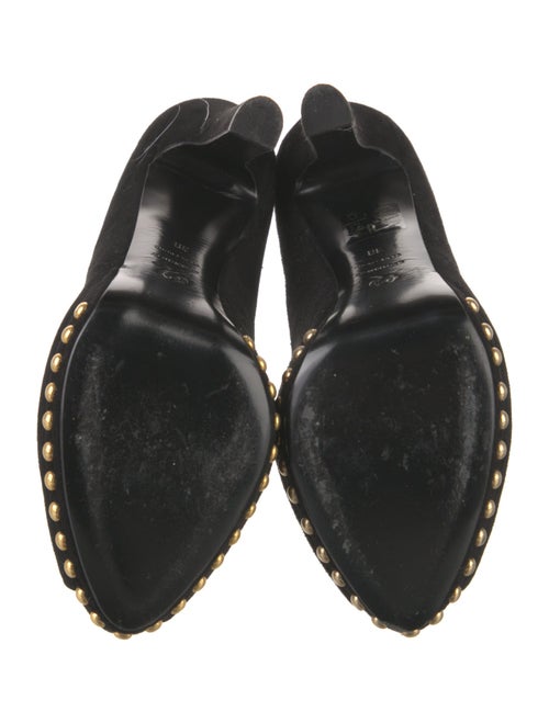 Alexander McQueen Skull Suede Pumps