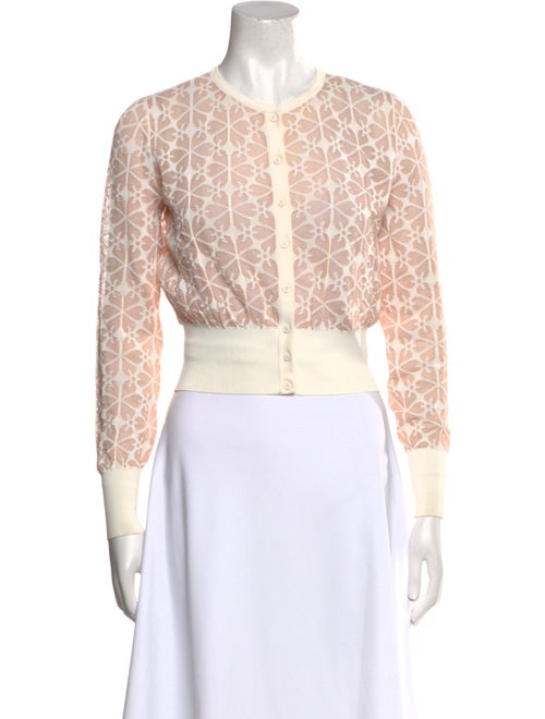 Alexander McQueen Printed Crew Neck Sweater