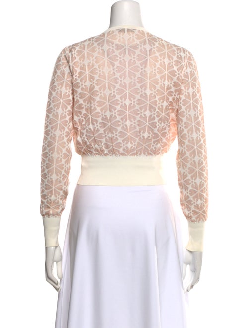 Alexander McQueen Printed Crew Neck Sweater