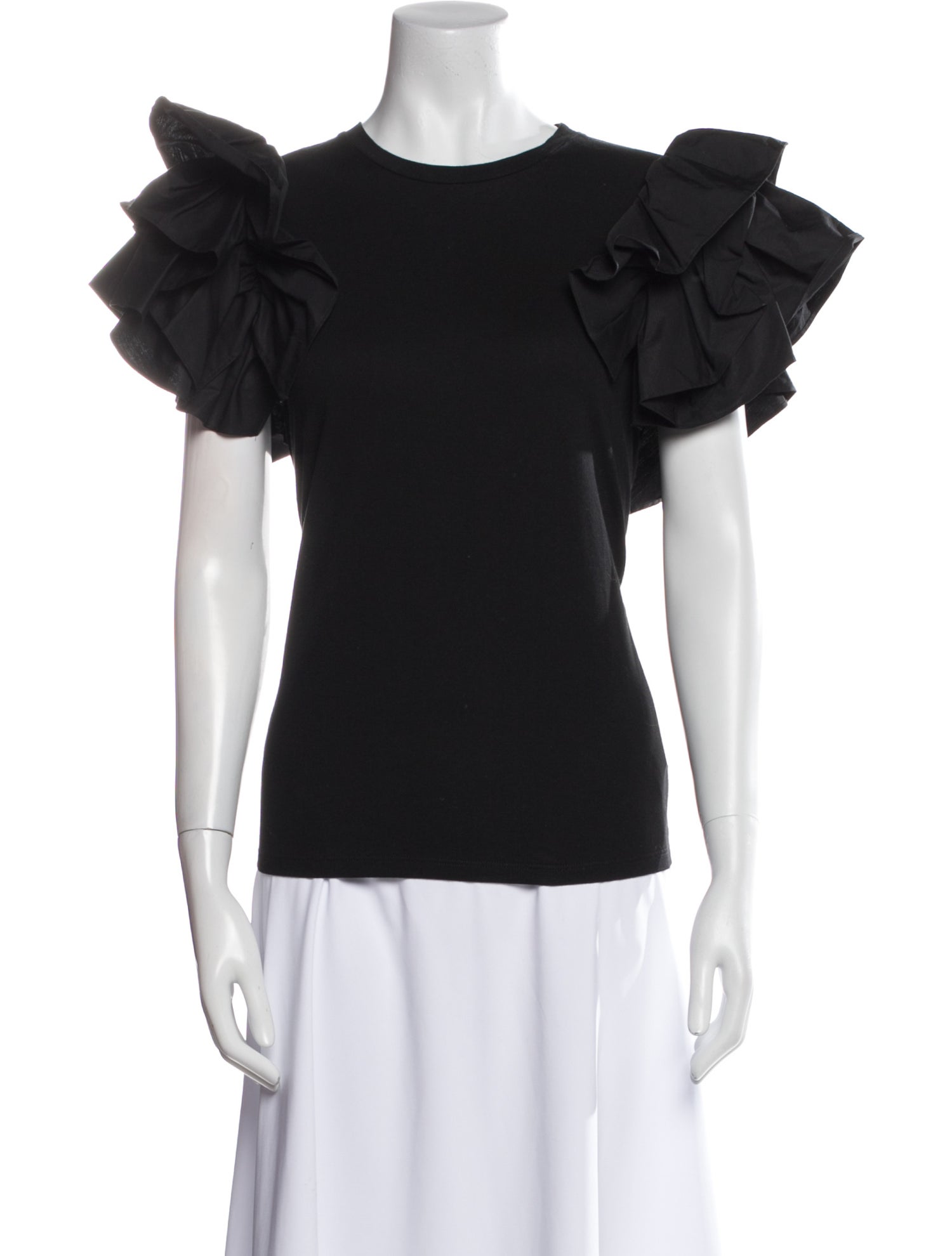 Alexander McQueen Crew Neck Short Sleeve Top w/ Tags