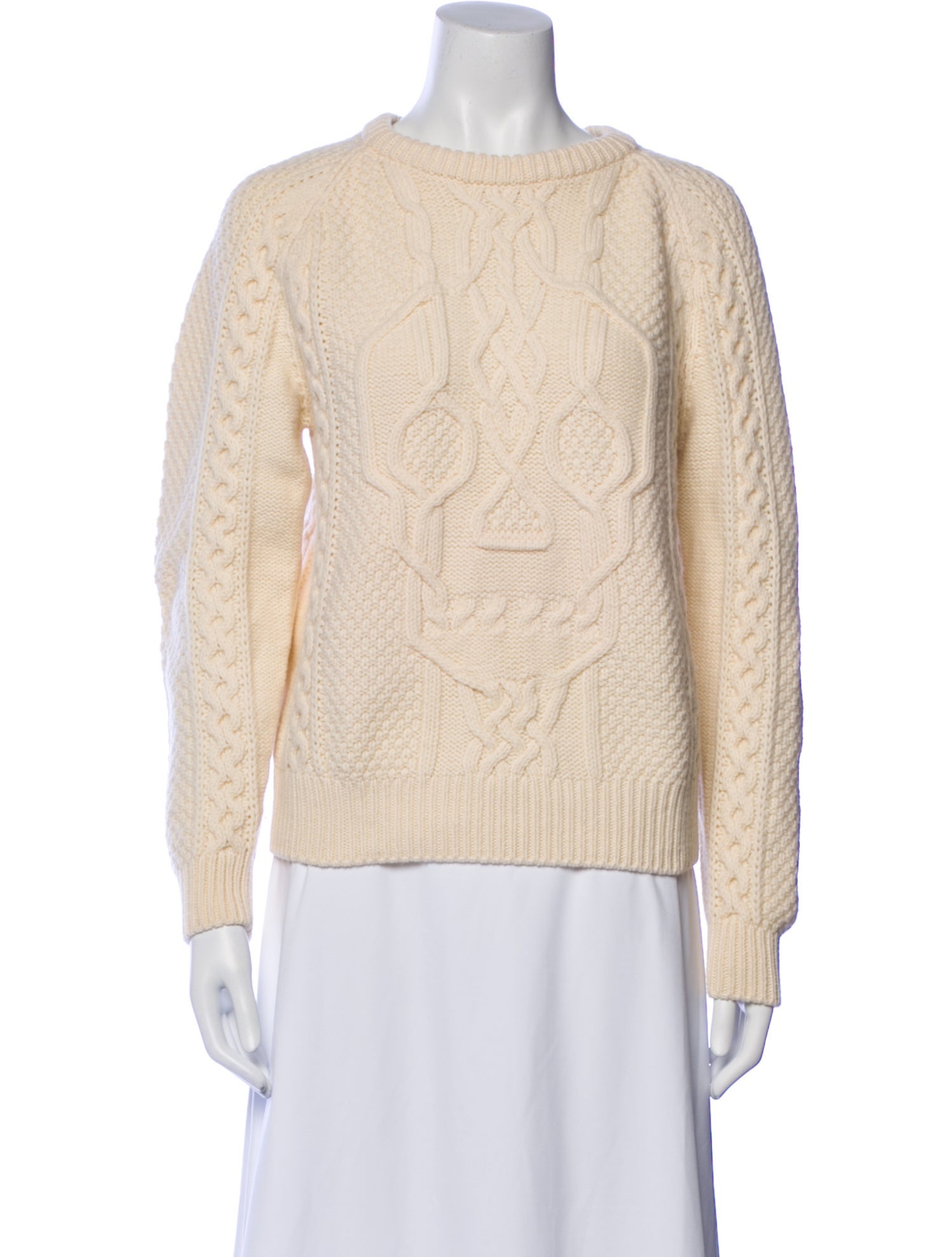 Alexander McQueen Wool Crew Neck Sweater