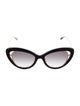 Alexander McQueen Cat-Eye Gradient Sunglasses