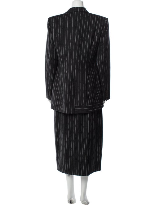 Alexander McQueen Wool Striped Pantsuit