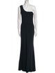 Alexander McQueen One-Shoulder Long Dress
