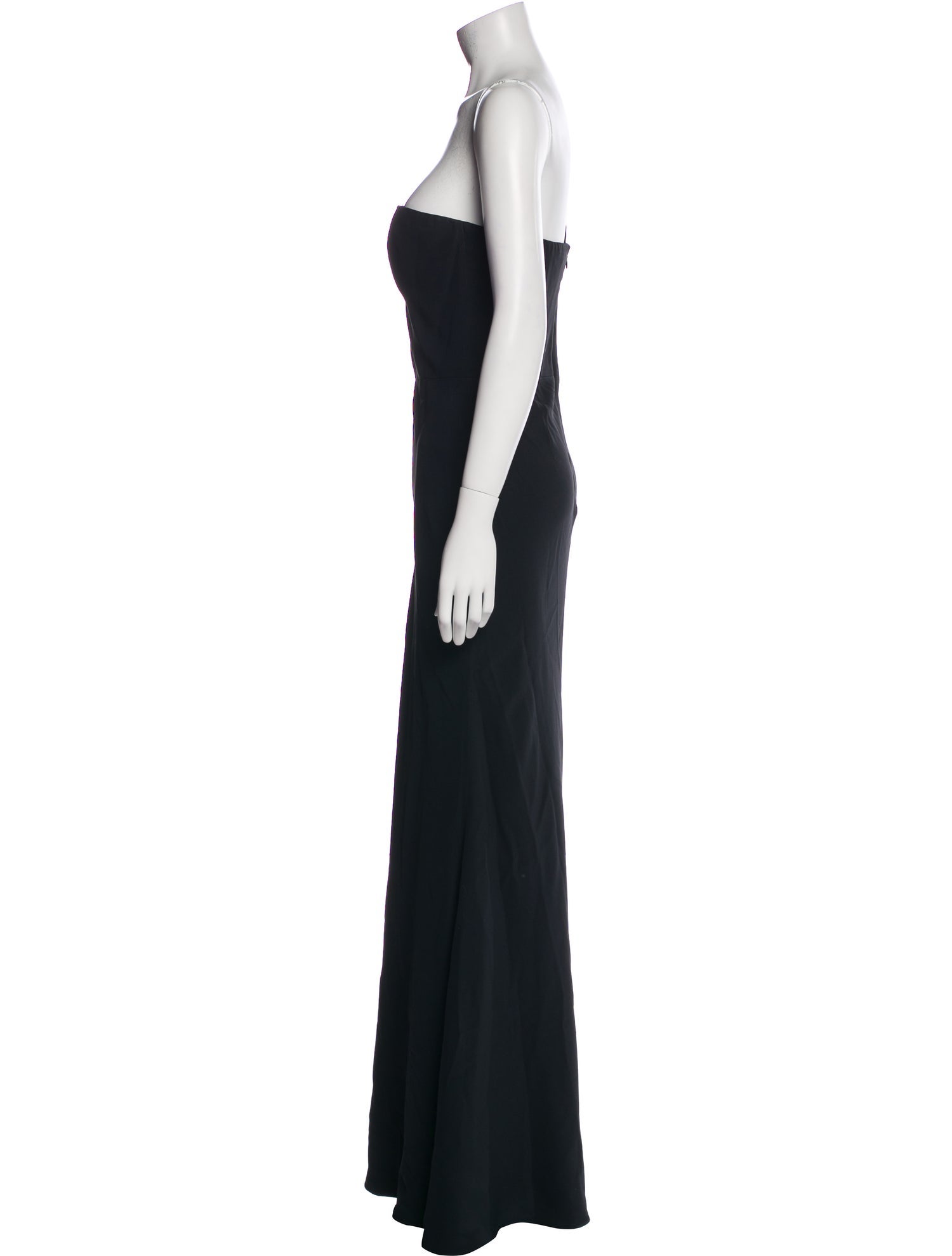 Alexander McQueen One-Shoulder Long Dress