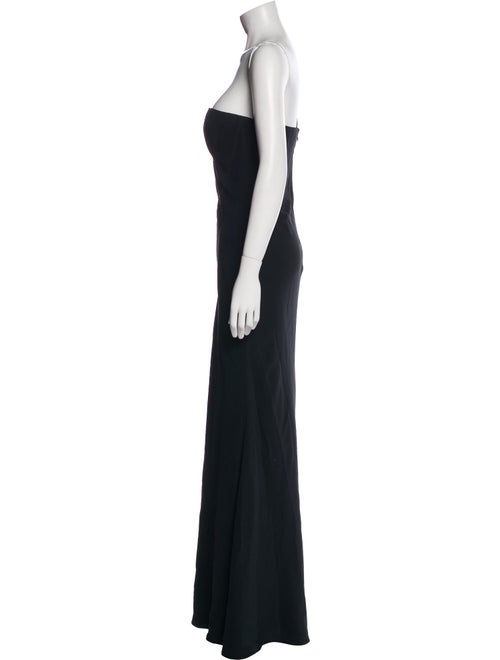 Alexander McQueen One-Shoulder Long Dress