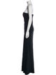 Alexander McQueen One-Shoulder Long Dress
