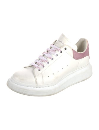 Alexander McQueen Leather Leather Trim Embellishment Sneakers