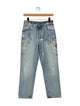 Alexander McQueen Mid-Rise Straight Leg Jeans