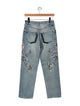 Alexander McQueen Mid-Rise Straight Leg Jeans